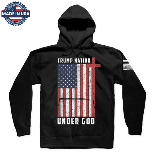 TRUMP NATION UNDER GOD - CROSS FLAG