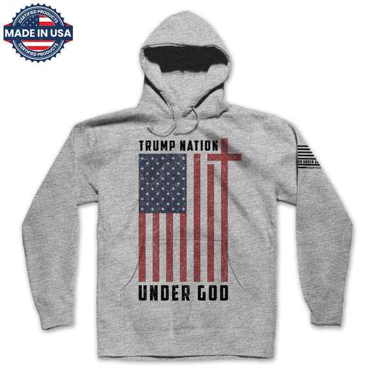 TRUMP NATION UNDER GOD - CROSS FLAG