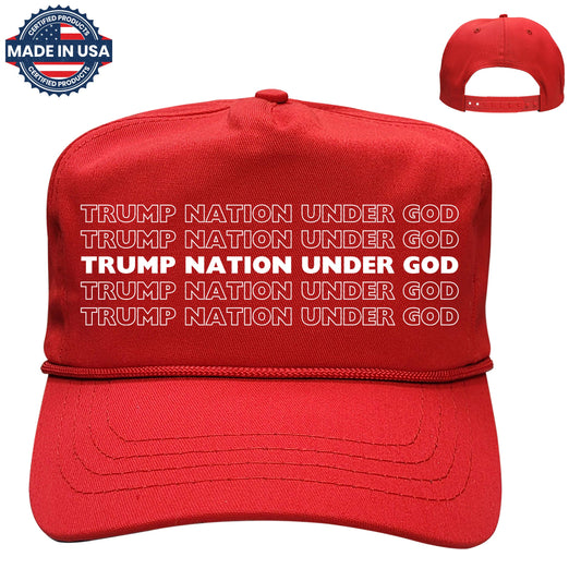 TRUMP NATION UNDER GOD - OUTLINE STACKED (PRESIDENTIAL)