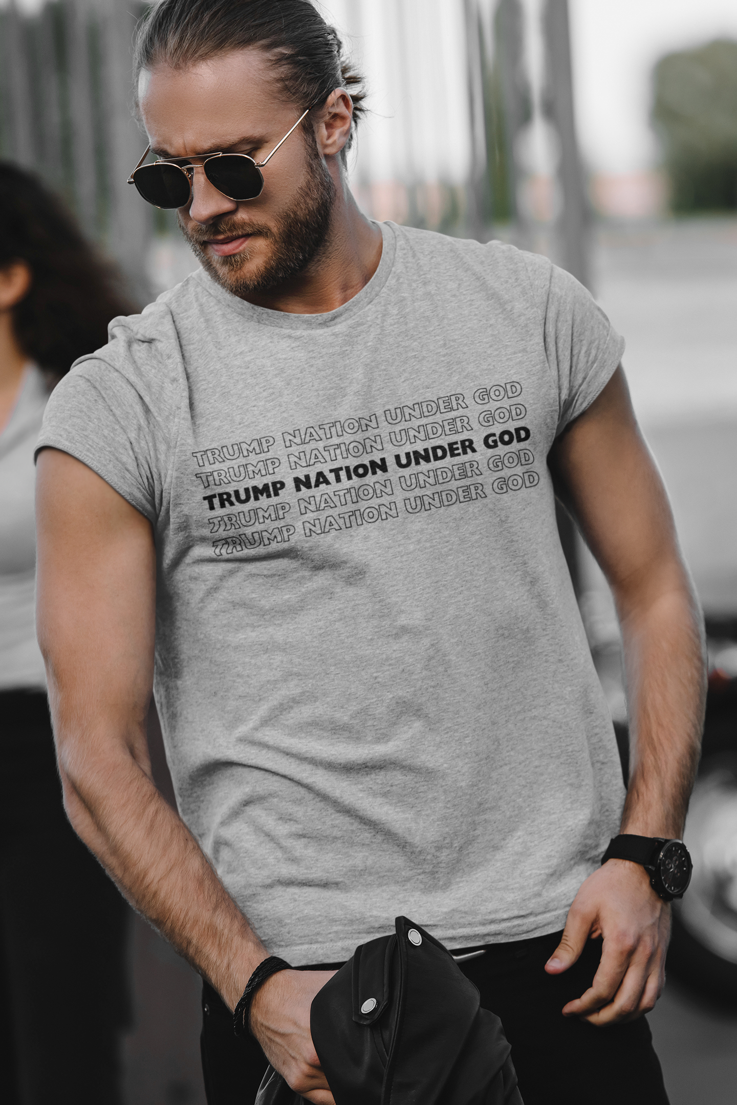 TRUMP NATION UNDER GOD - OUTLINE STACKED