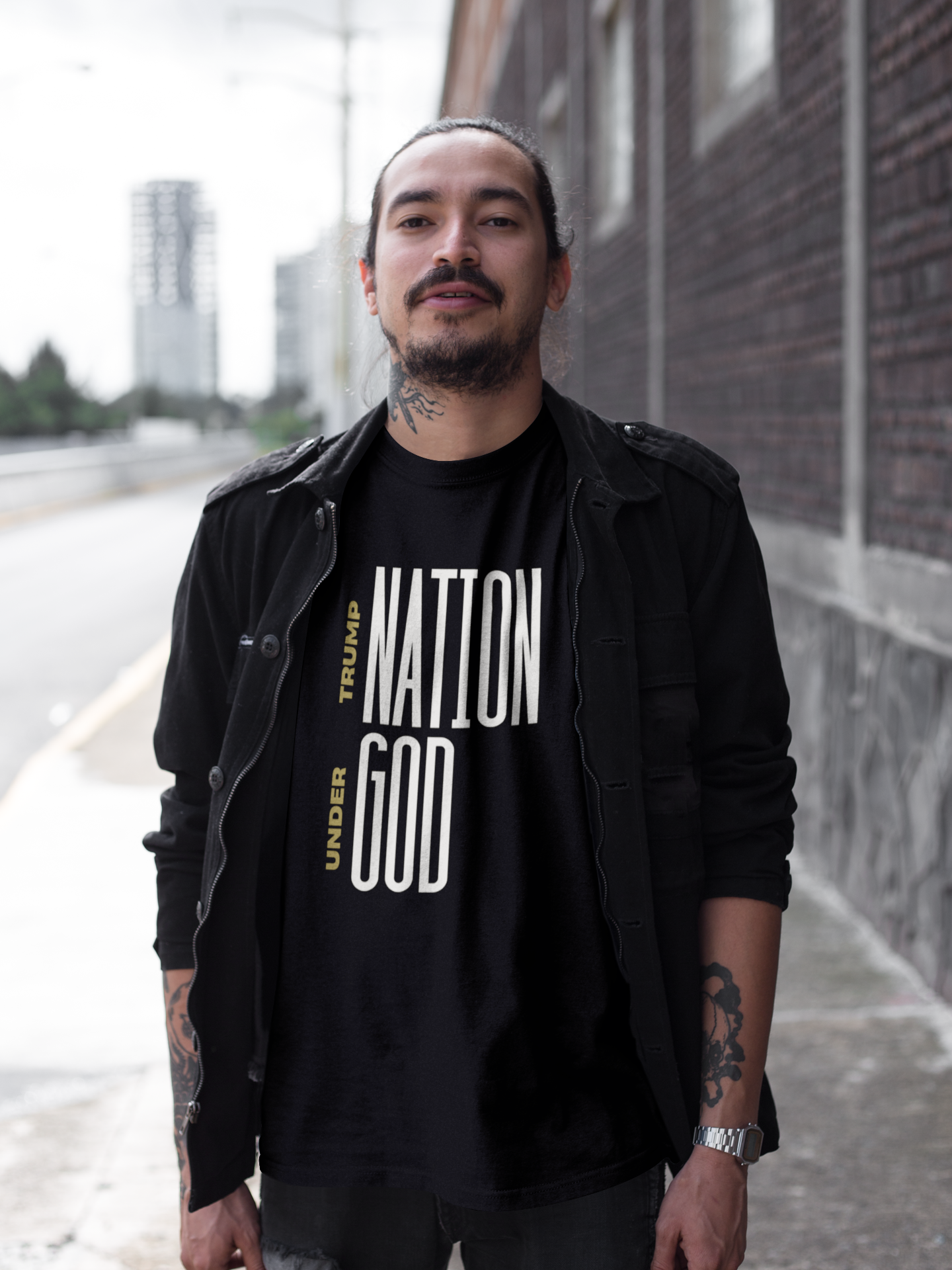 TRUMP NATION UNDER GOD - STACKED